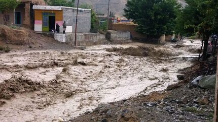 سیل، ۲ روستای فریمان را ناپدید کرد