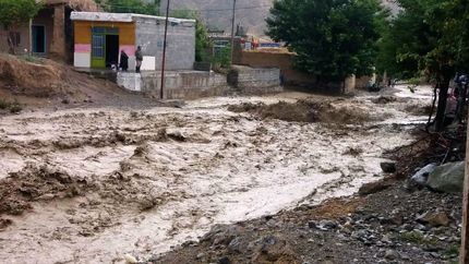 سیل، ۲ روستای فریمان را ناپدید کرد