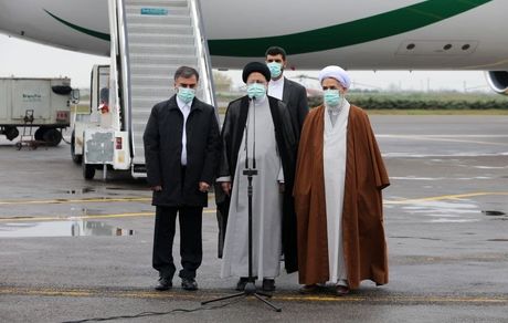 رئیس جمهور در هفدهمین سفر استانی وارد استان مازندران شد