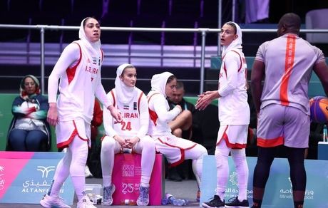 چهارمی تیم ملی بسکتبال ۳ به ۳ زنان ایران در رقابت‌های کشورهای اسلامی

