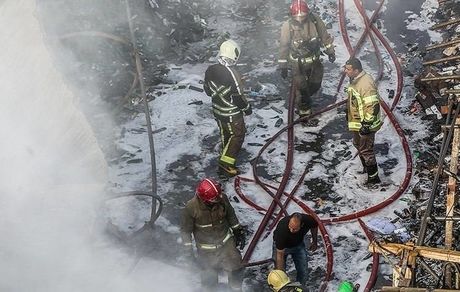 جان باختن ۴ تن در حادثه آتش سوزی کارگاه مبل سازی