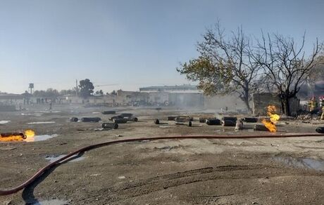 مصدومیت سه نفر در انفجار مرکز سیلندگاز در محمدشهر کرج
