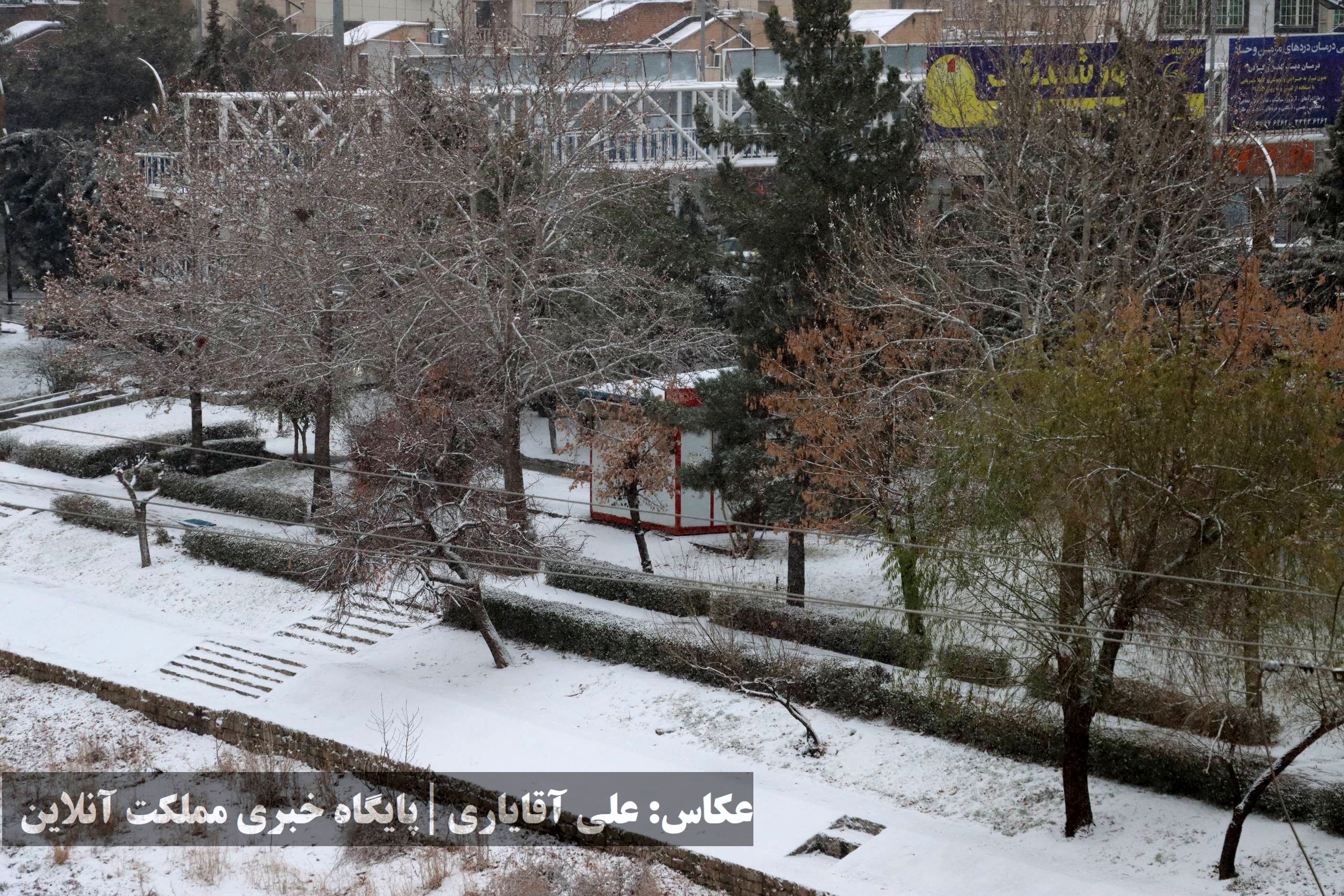 بارش برف در ارومیه