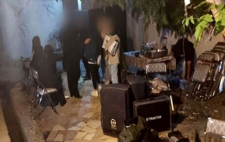 دستگیری میهمانان پارتی مختلط در قم