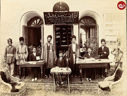 ژست جالب کارمندان ایرانی در یک قرن قبل