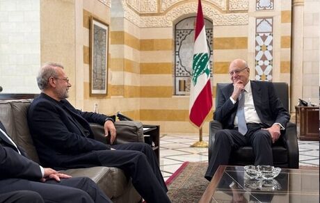 دیدار لاریجانی با رئیس مجلس لبنان