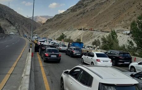 جاده چالوس یک طرفه شد