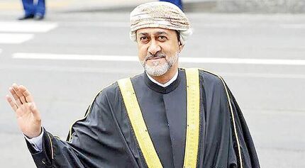 ورود سلطان عمان به تهران
