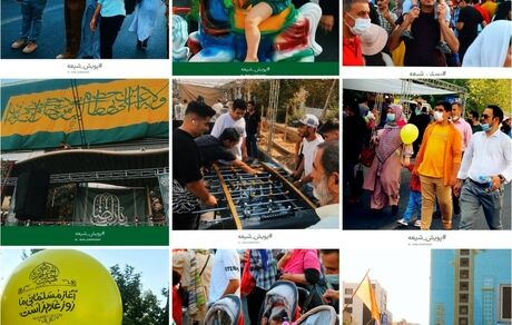 مهمانی ۱۰ کیلومتری غدیر با حضور پرشور تهرانی‌ها برگزار شد