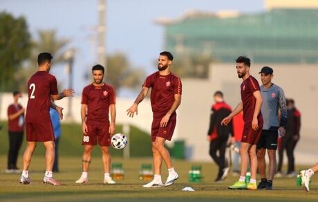 تمرین یک ساعته پرسپولیس در حضور مدیرعامل