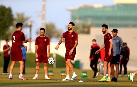 تمرین یک ساعته پرسپولیس در حضور مدیرعامل
