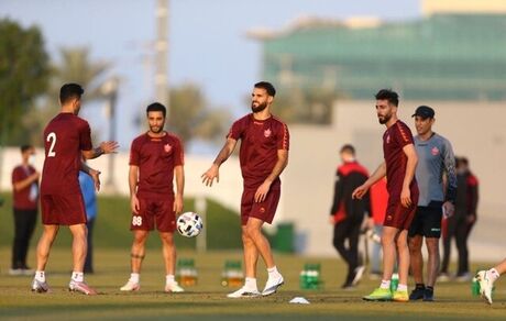 تمرین یک ساعته پرسپولیس در حضور مدیرعامل