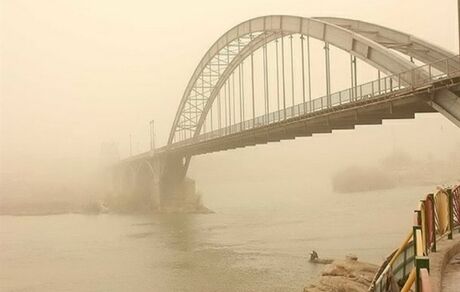 وضعیت قرمز آلودگی هوا در اهواز و سوسنگرد
