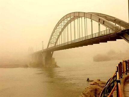 وضعیت قرمز آلودگی هوا در اهواز و سوسنگرد