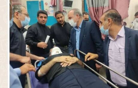 مدیرکل فرهنگ و ارشاد اسلامی خوزستان تصادف کرد / حال عمومی در وضعیت پایدار