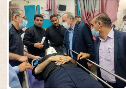مدیرکل فرهنگ و ارشاد اسلامی خوزستان تصادف کرد / حال عمومی در وضعیت پایدار