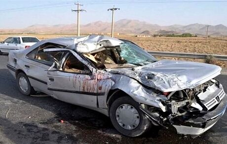 تصادف شاخ به شاخ دو پژو، ۲ فوتی داشت