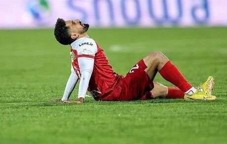 کاپیتان پرسپولیس دو هفته دور از میادین