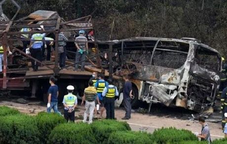 ۹ کشته در تصادف خونین در شمال‌غربی چین