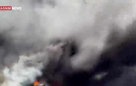 آتش‌سوزی گسترده در نجف اشرف