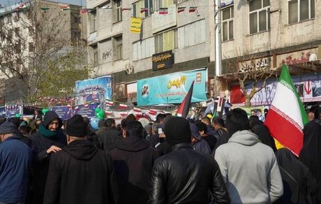 حضور پرشور مدیران و کارکنان بانک مسکن در راهپیمایی ۲۲ بهمن