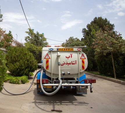 وصل آب شهر چیتاب و روستاهای لیشکان و صالحان بعد از ۶ روز!