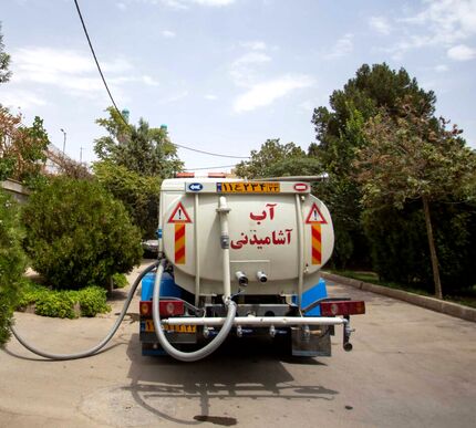 وصل آب شهر چیتاب و روستاهای لیشکان و صالحان بعد از ۶ روز!
