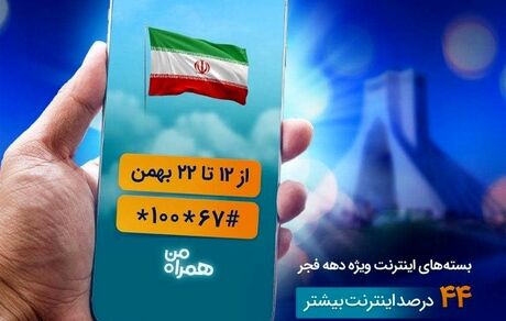 بسته‌های اینترنت ویژه دهه فجر