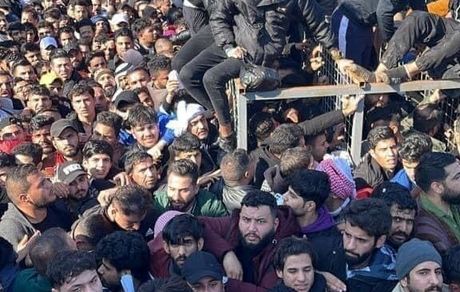 ۶۱ کشته و زخمی به خاطر ازدحام هواداران قبل از بازی عراق برابر عمان در فینال فوتبال + ویدئو