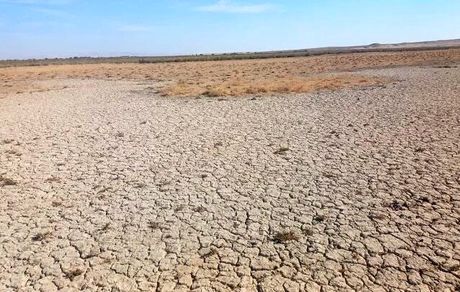 تالاب بندعلیخان در ورامین «کاملاً خشک» شد