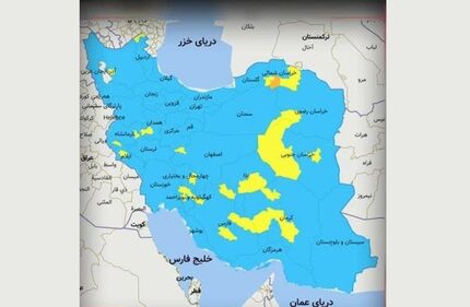 رنگ نارنجی دوباره به نقشه کرونایی کشور بازگشت
