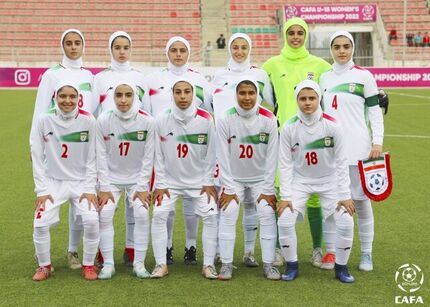 تیم ملی نونهالان دختر ایران، نایب قهرمان کافا شد