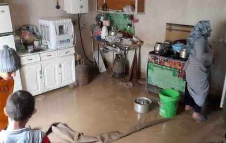 آسیب سیل و آبگرفتگی به ۶ خانوار قطور خوی