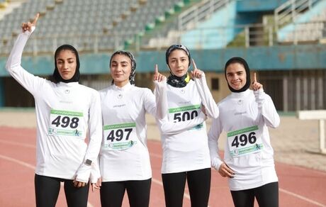 خراسان رضوی قهرمان دوومیدانی جوانان دختر کشور شد