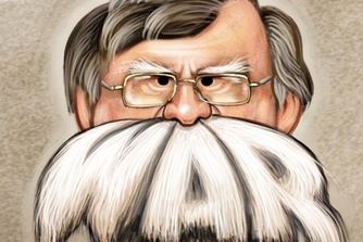 جدیدترین تصویر از جان بولتون در کاخ سفید!