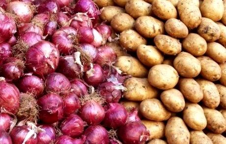 عوارض صادرات سیب زمینی و پیاز تعیین شد