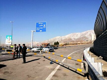 بازگشایی باند شمالی آزادراه «قزوین-زنجان» بعد از تخریب پل در حملات اخیر