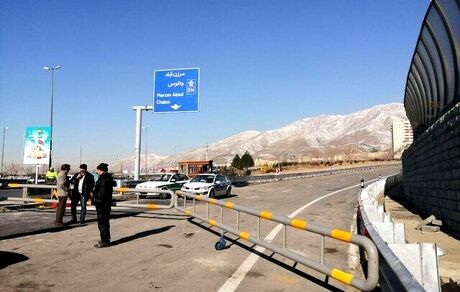 بازگشایی باند شمالی آزادراه «قزوین-زنجان» بعد از تخریب پل در حملات اخیر