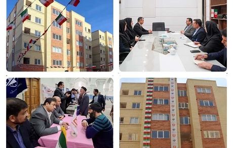 با حمایت مالی بانک مسکن پروژه ۱۲۰ واحدی نهضت ملی شاهدیه یزد افتتاح شد/ قدردانی از عملکرد بانک مسکن
