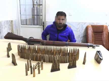 کشف سلاح و فشنگ توسط هنگ مرزی تایباد