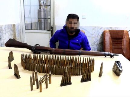 کشف سلاح و فشنگ توسط هنگ مرزی تایباد