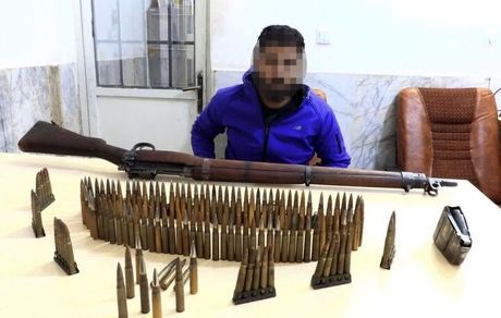 کشف سلاح و فشنگ توسط هنگ مرزی تایباد