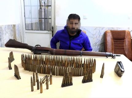 کشف سلاح و فشنگ توسط هنگ مرزی تایباد