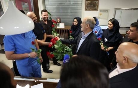 بازدید رییس جمهور از مرکز قلب تهران