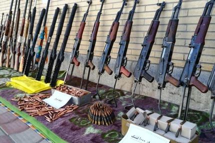 شناسایی و انهدام ۲ باند قاچاق سلاح و مهمات در کهنوج