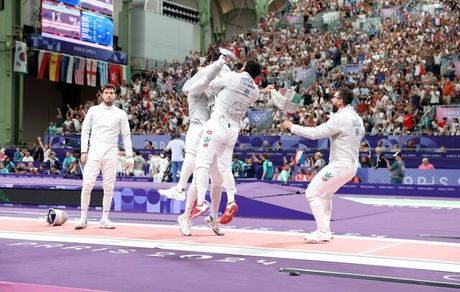 صعود تیم ملی شمشیربازی سابر به نیمه نهایی المپیک ۲۰۲۴ 