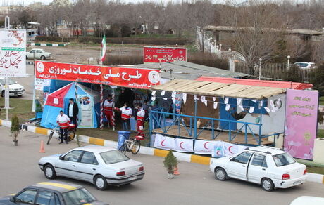 ارائه خدمات امدادی و بشردوستانه تیم های سحاب هلال احمر به ۱۳۰ هزار گردشگر