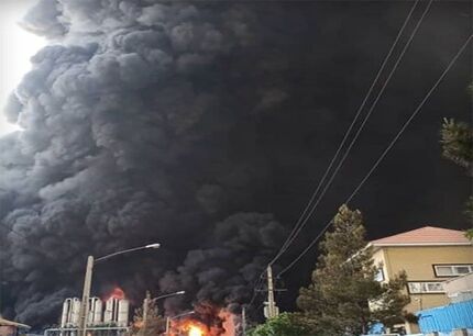 آتش‌سوزی مهیب قم ۶ مصدوم برجای گذاشت