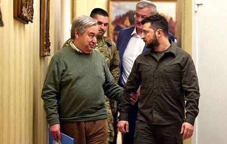 اوکراین پیشنهاد برگزاری نشست صلح با میانجی‌گری گوترش داد؛"روسیه دعوت نیست، مگر اول محاکمه شود"