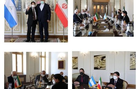 دیدار و گفت و گوی وزیر امور خارجه نیکاراگوئه با ظریف